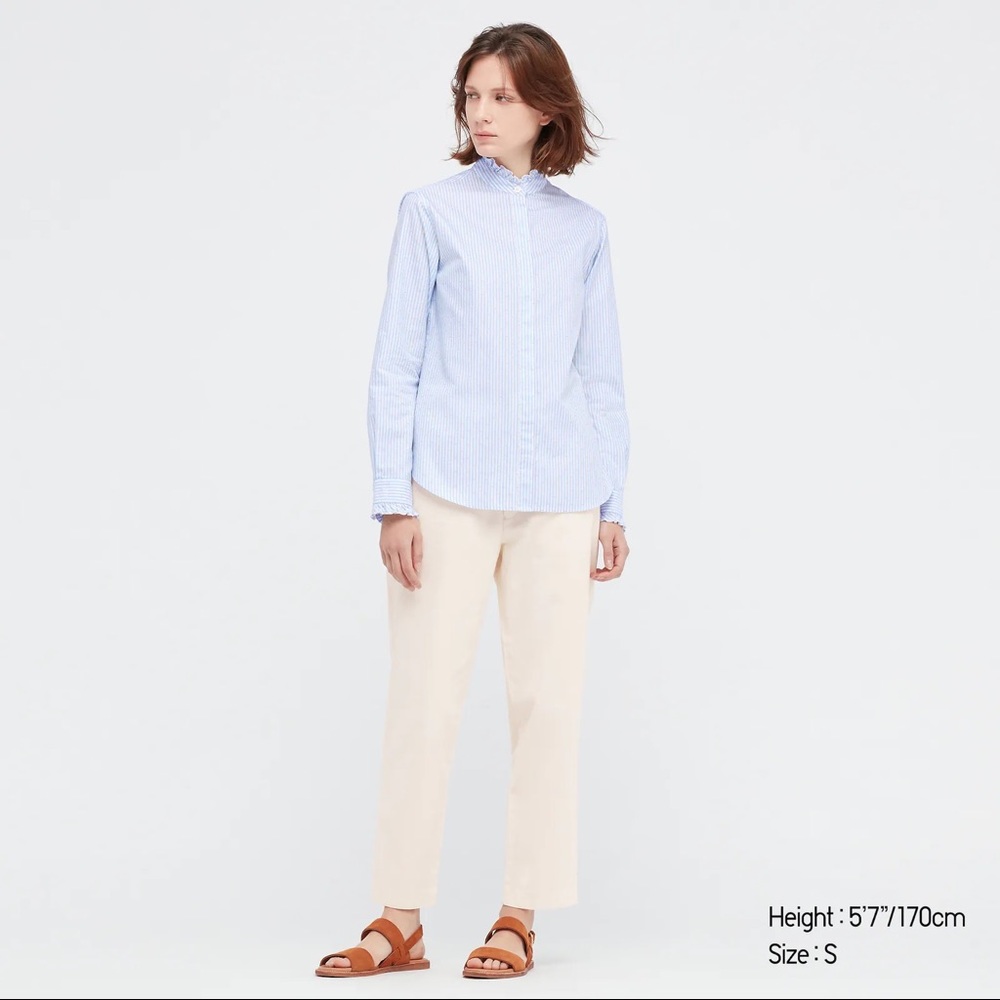 ⚡️6hrs sale⚡️UNIQLO x Ines de la Fressange blouse - Picture 3 of 15